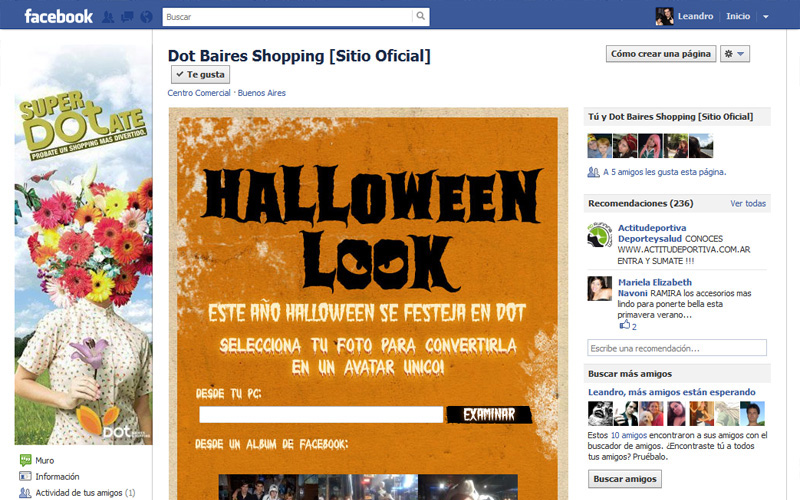 Dot Baires Shopping - Halloween Look